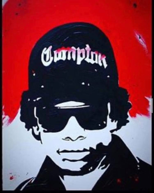 Compton — acrylic on canvas by Tanya Mac