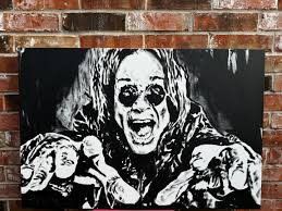 Ozzy — acrylic on canvas by Tanya Mac