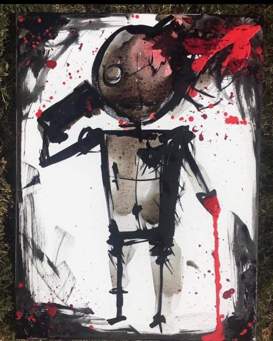 Voodoo — mixed media on canvas by Tanya Mac