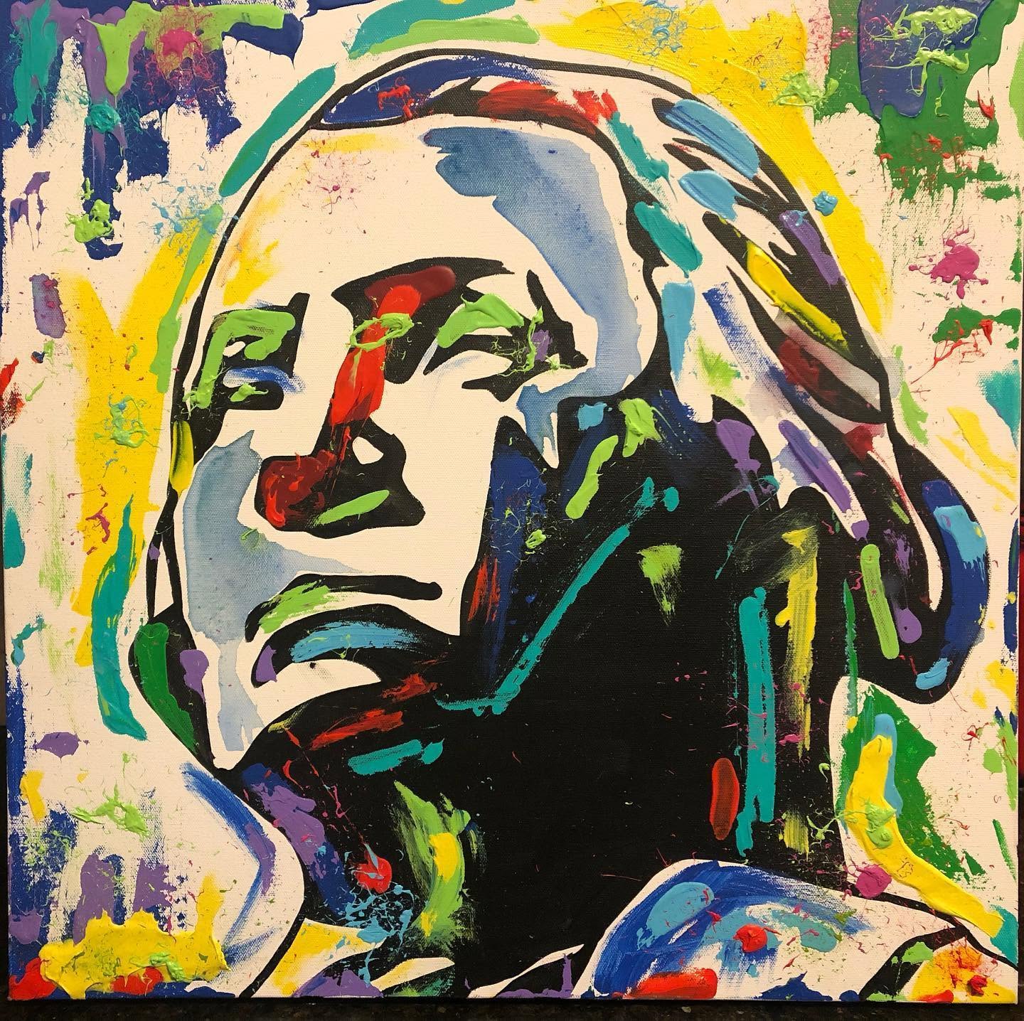 Washington — acrylic on canvas by Tanya Mac